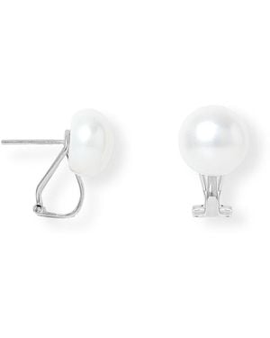 Pearls of the Orient Online Gratia Cultured Freshwater Pearl Stud Earrings Set - White