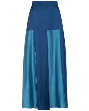 Roses Are Red Scarlett Skirt - Blue