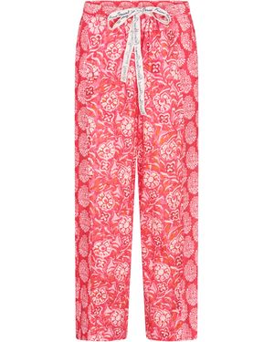 NoLoGo-chic Mix Match Bonbon & Cosmos Trousers Cotton Multi - Red