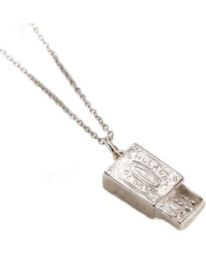 Posh Totty Designs Sterling Match Box Charm Necklace - Metallic