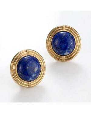 GEM BAZAAR Luxe Lazuli Earrings - Blue
