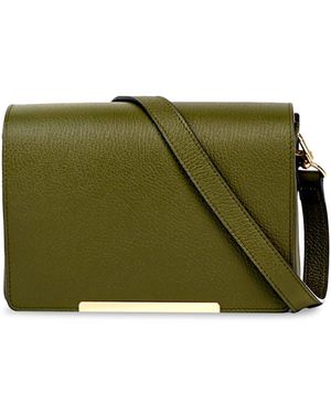 Apatchy London The Newbury Leather Crossbody Bag - Green
