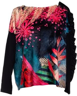 ARTISTA Whisper Velvet Top - Red