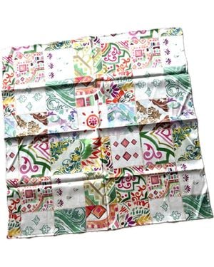 Introvertie VIENNA Silk Scarf - Green