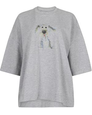 Clothes by Locker Room Oversized Graphic T-Shirt - Grey