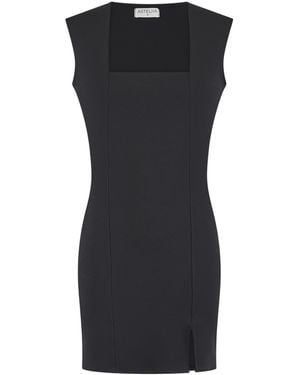 Celestine & Mae Vele Square Neck Mini Dress - Black