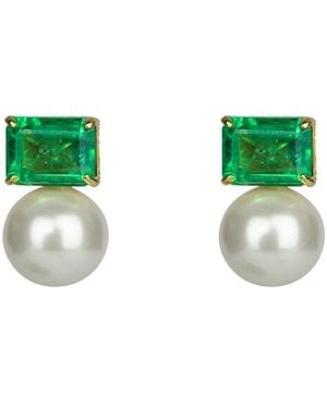 Bounkit Sixtine Studs Post Butterfly - Green