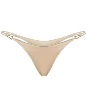Bianca Resortwear Neutrals Rose Swim Bottom - Natural