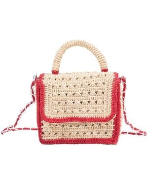 Zanatany Concepts Brouly Raffia Bag - Pink