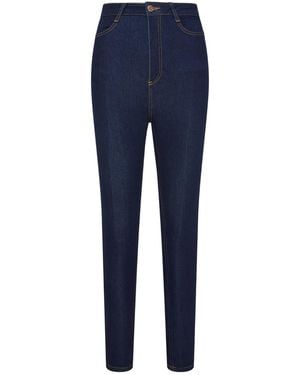 I AM DENIM Above & Beyond Extra Tummy Friendly High Waist Skinny Jeans - Blue