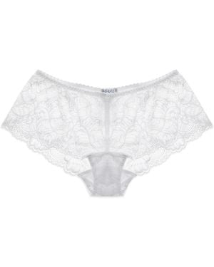 Braelle Intimates Mid Waist Brief - White
