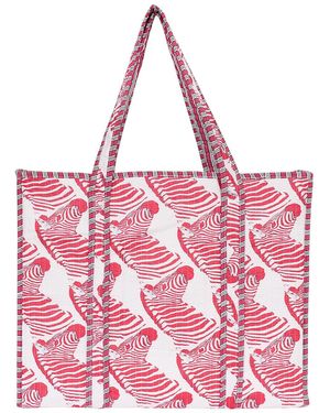 Conscious Yoga Collective The Zebra Tote - Pink