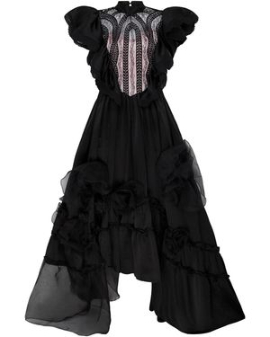 Lisa The Label Le Jardin Water Lilly Dress - Black