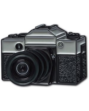 Make Heads Turn Enamel Pin Film Camera - Black