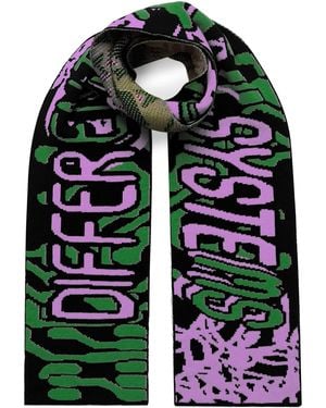 INGMARSON Odd Wiring Wool & Cashmere Scarf - Green