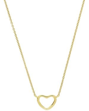 Auree Verona Vermeil Love Heart Necklace - Metallic