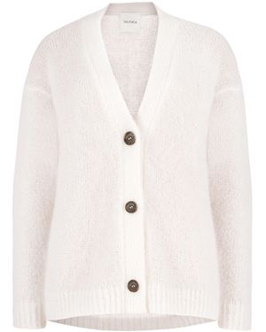 SALANIDA Melody Mohair Cardigan - White