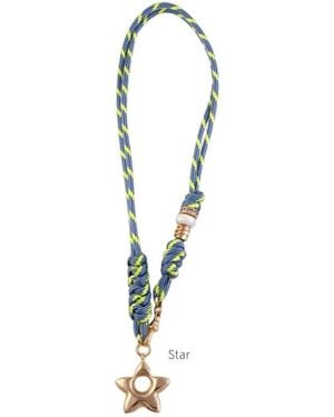MacRae & Co Throw Me A Line Rope Necklace - Black