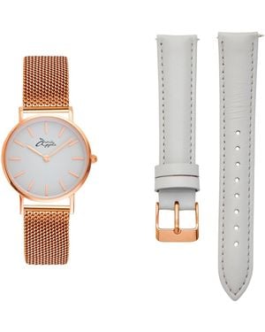 Bermuda Watch Company Annie Apple Metanoia Rose Petite Interchangeable - White
