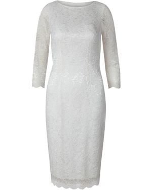 Alie Street London Katherine Wedding Lace Shift Dress - Gray
