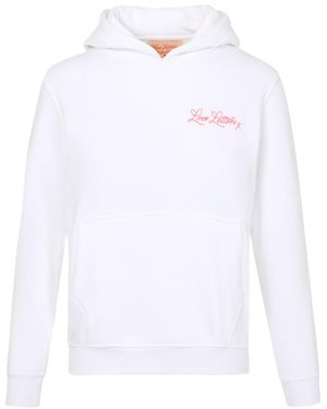 Love Letters X Embroidered Hoodie - White