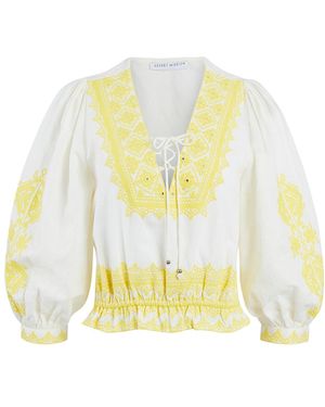 SECRET MISSION Gina Top - Yellow