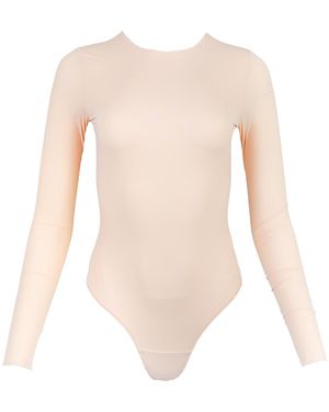 Daily Underwear Neutrals Bodysuit Basic Biege - White