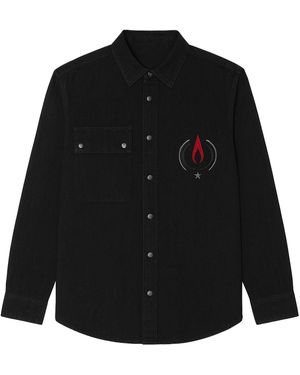 Born in Exile Denim Shirt - Black