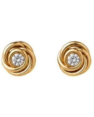 Lily Flo Jewellery Destined, Somehow Diamond Stud Earrings - Metallic