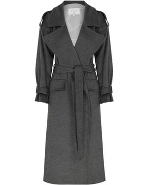 NAZLI CEREN Laura Cashmere Coat - Black