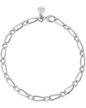 Lily Charmed Sterling My Story Charm Collector Bracelet - Metallic