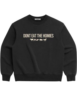 Dont Eat the Homies Three D Crewneck - Black