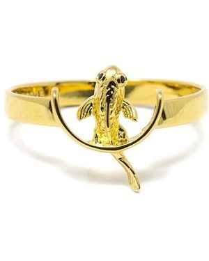 NASI SILVER Neshama Fish Ring - Metallic