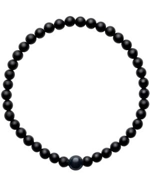 Ora Pearls Aro Men's Black Akoya Pearl & Onyx Bracelet