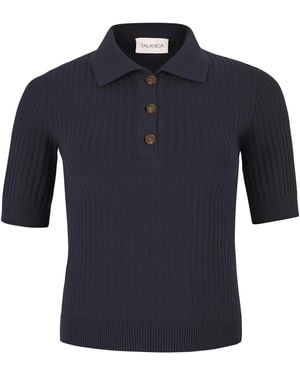 SALANIDA Madonna Polo Top - Blue