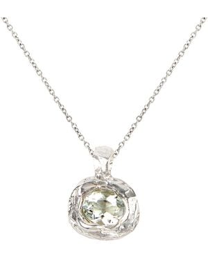 De Roms Molten Amethyst Soul Necklace - Metallic