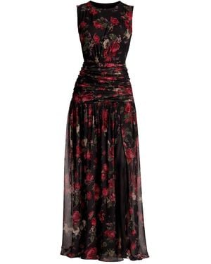 Freak Vault Midnight Rose Drape Dress - Purple
