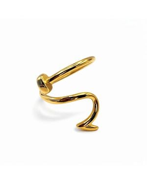 Jagged Halo Jewelry Nailed It Nail Ring - Metallic
