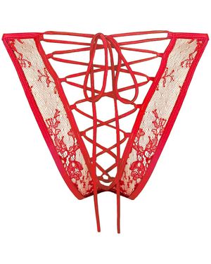 MONIQUE MORIN LINGERIE Moonstruck Bikini Fire - Red