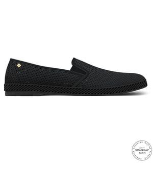 Rivieras Classic Mesh Slip-On Loafer - Black