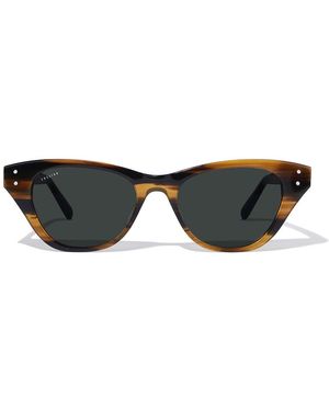 Cossimo Belize Gato Tortoiseshell Acetate Sunglasses - Black