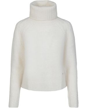 tirillm Ma Mohair Jumper With Great Details - White