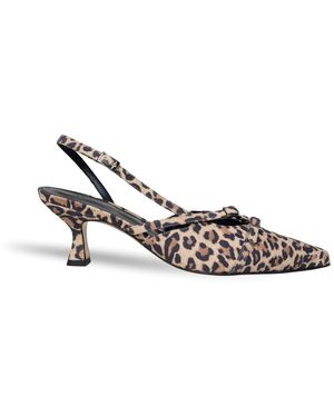 Widerry Wide Fit Kitten Heels Katia Fauve - Brown