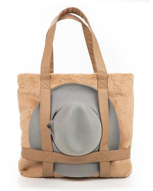 Sidney Byron Winter Suncatcher Dominique Tote And Pouch - Brown