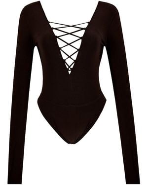 Growny Liona Bodysuit - Black