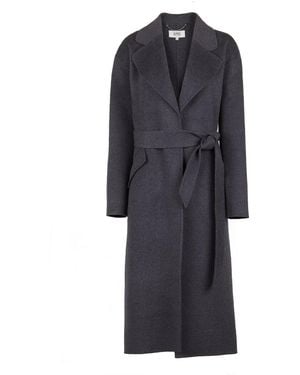 Guards London Kelly Belted Wool Cashmere Long Coat - Gray