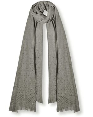 James Lakeland Swarovski Scarf - Gray