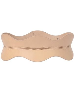 Haute Cuir Neutrals Nude Fira Corset Belt - Natural