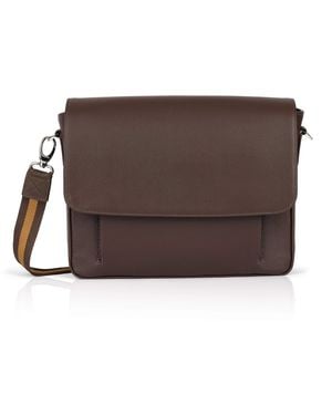 Luis Steven Slim Messenger - Brown