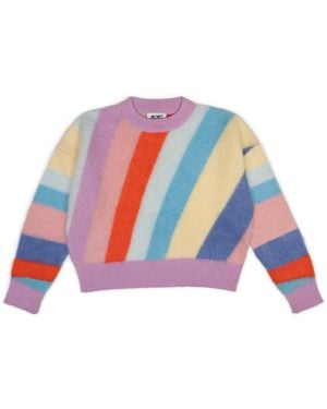 Gigi Knitwear Chrome Stripe Jumper - Blue